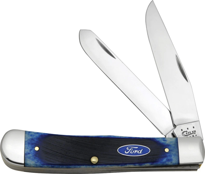 Case Cutlery Ford Trapper Blue Bone, Case Cutlery Ford Trapper Blue Bone for Sale, Case Cutlery Ford Trapper Blue Bone