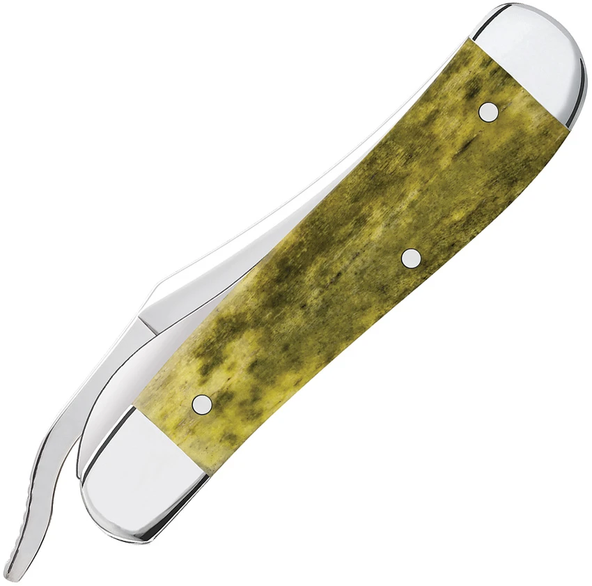 Case Cutlery U.S. Army Russlock Smooth Olive Green Bone (2.75" Polished), Case Cutlery U.S. Army Russlock Smooth Olive Green Bone (2.75" Polished) for Sale, Case Cutlery U.S. Army Russlock Smooth Olive Green Bone (2.75" Polished)