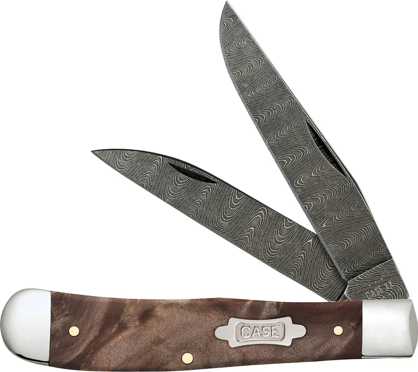Case Knives Trapper Knife 4.1" Maple Burl Wood (7254W DAM), Case Knives Trapper Knife 4.1" Maple Burl Wood (7254W DAM) for Sale, Case Knives Trapper Knife 4.1" Maple Burl Wood (7254W DAM)