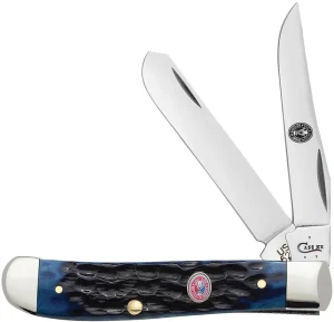 Case Cutlery BSA Eagle Scout Mini Trapper Pocket Knife 3.5" Blue Bone (6207 SS), Case Cutlery BSA Eagle Scout Mini Trapper Pocket Knife 3.5" Blue Bone (6207 SS) for Sale, Case Cutlery BSA Eagle Scout Mini Trapper Pocket Knife 3.5" Blue Bone (6207 SS)