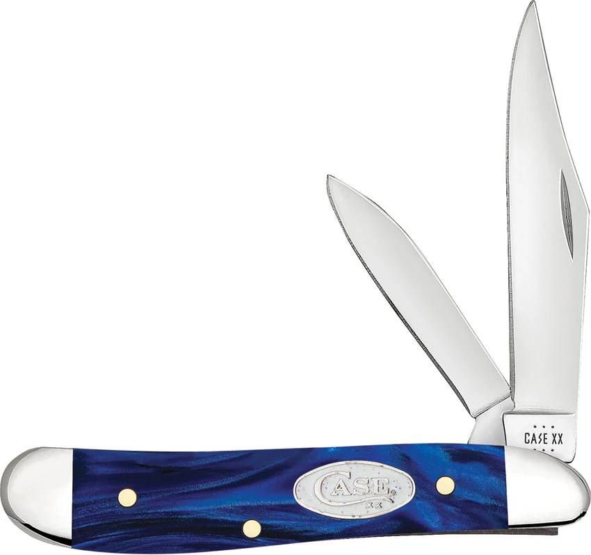 Case Cutlery Peanut Pocket Knife 2.88" Blue Pearl Kirinite (10220 SS) 23446, Case Cutlery Peanut Pocket Knife 2.88" Blue Pearl Kirinite (10220 SS) 23446 for Sale, Case Cutlery Peanut Pocket Knife 2.88" Blue Pearl Kirinite (10220 SS) 23446