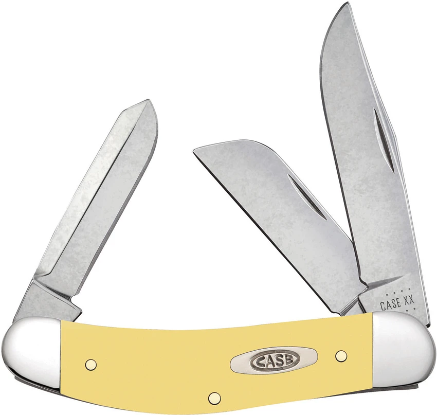 Case Knives Sowbelly Pocket Knife Yellow Synthetic (TB3339 CV), Case Knives Sowbelly Pocket Knife Yellow Synthetic (TB3339 CV) for Sale, Case Knives Sowbelly Pocket Knife Yellow Synthetic (TB3339 CV)