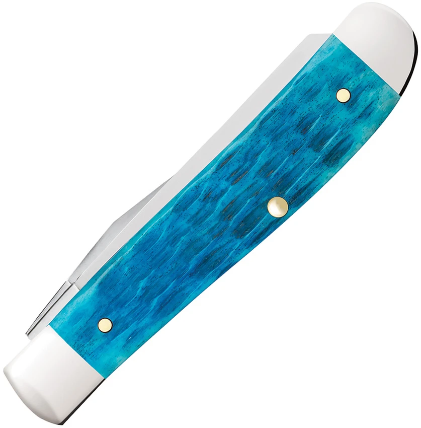Case Cutlery Mini Trapper Sky Blue Crandall Jigged Bone (2.75" Satin), Case Cutlery Mini Trapper Sky Blue Crandall Jigged Bone (2.75" Satin) for Sale, Case Cutlery Mini Trapper Sky Blue Crandall Jigged Bone (2.75" Satin)