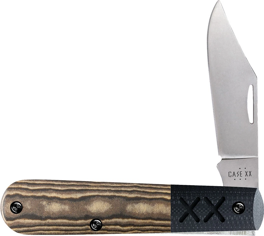 Case Crossroads XR Barlow Slip Joint Knife Black/Tan Richlite (2.5" Satin), Case Crossroads XR Barlow Slip Joint Knife Black/Tan Richlite (2.5" Satin) for Sale, Case Crossroads XR Barlow Slip Joint Knife Black/Tan Richlite (2.5" Satin)