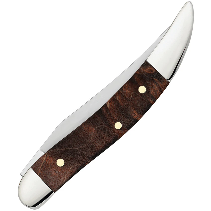 Case Small Texas Toothpick Knife 3" Brown Maple Burl Wood (710096 SS) 64066, Case Small Texas Toothpick Knife 3" Brown Maple Burl Wood (710096 SS) 64066 for Sale, Case Small Texas Toothpick Knife 3" Brown Maple Burl Wood (710096 SS) 64066