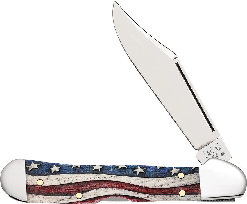 Case Cutlery Mini Copperlock Star Spangled, Case Cutlery Mini Copperlock Star Spangled for Sale, Case Cutlery Mini Copperlock Star Spangled