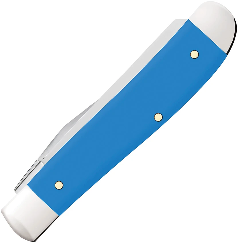 Case Cutlery Mini Trapper Light Blue Synthetic  Smooth, Case Cutlery Mini Trapper Light Blue Synthetic  Smooth for Sale, Case Cutlery Mini Trapper Light Blue Synthetic  Smooth