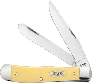 Case Cutlery Trapper Traditional Knife 4.125" Yellow Polymer (3254C SS) 81091, Case Cutlery Trapper Traditional Knife 4.125" Yellow Polymer (3254C SS) 81091 for Sale, Case Cutlery Trapper Traditional Knife 4.125" Yellow Polymer (3254C SS) 81091