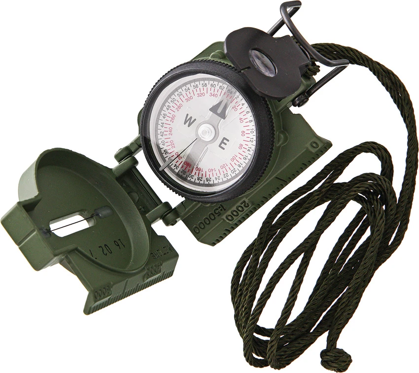 Cammenga Phosphorescent Lensatic Compass - Military Model (Olive Drab Green), Cammenga Phosphorescent Lensatic Compass - Military Model (Olive Drab Green) for Sale, Cammenga Phosphorescent Lensatic Compass - Military Model (Olive Drab Green)