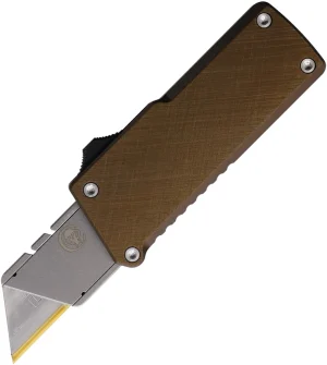 Chaves Handy Utility Blade (CHUB) OTF Knife Brown Aluminum (1" Utility), Chaves Handy Utility Blade (CHUB) OTF Knife Brown Aluminum (1" Utility) for Sale, Chaves Handy Utility Blade (CHUB) OTF Knife Brown Aluminum (1" Utility)