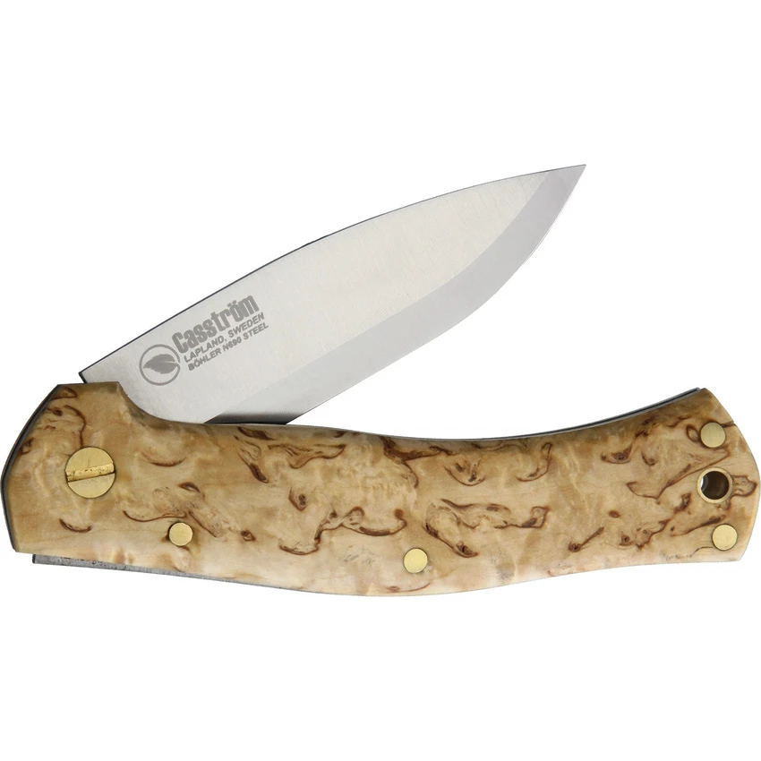 Casstrom Lars Fält Slip Joint Slip Joint Knife Curly Birch (2.8" Satin), Casstrom Lars Fält Slip Joint Slip Joint Knife Curly Birch (2.8" Satin) for Sale, Casstrom Lars Fält Slip Joint Slip Joint Knife Curly Birch (2.8" Satin)