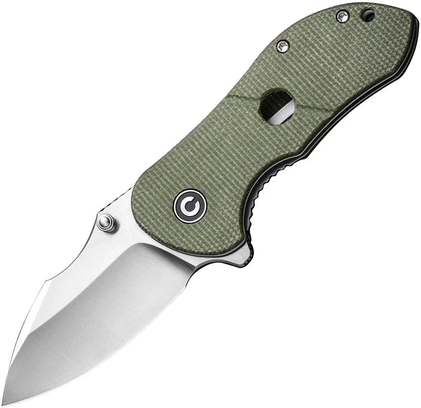 CIVIVI Gordo Knife Olive Green Micarta (2.51" Satin) C22018C-2, CIVIVI Gordo Knife Olive Green Micarta (2.51" Satin) C22018C-2 for Sale, CIVIVI Gordo Knife Olive Green Micarta (2.51" Satin) C22018C-2