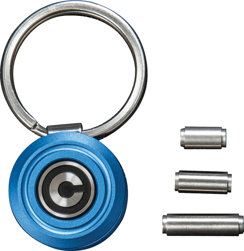 CIVIVI Key Coin Pocket Key Organizer Blue Aluminum (1" Plain Key Ring), CIVIVI Key Coin Pocket Key Organizer Blue Aluminum (1" Plain Key Ring) for Sale, CIVIVI Key Coin Pocket Key Organizer Blue Aluminum (1" Plain Key Ring)