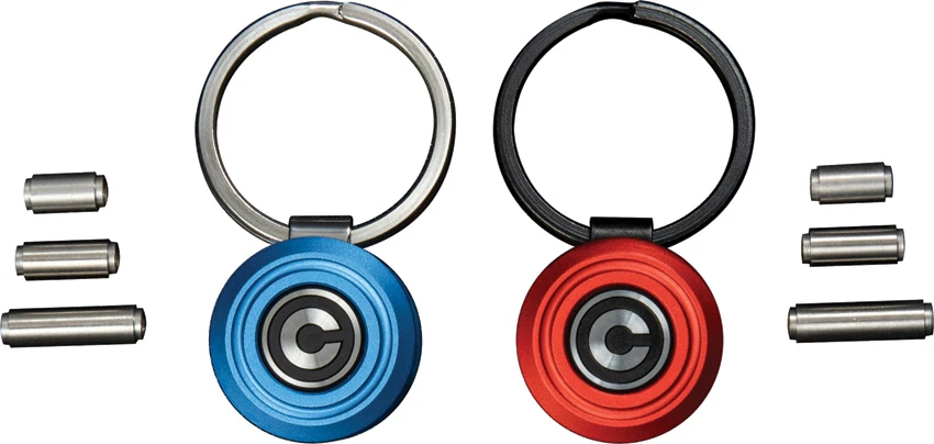 CIVIVI Key Coin Pocket Key Organizer Set Red + Blue Aluminum (1" Key Ring), CIVIVI Key Coin Pocket Key Organizer Set Red + Blue Aluminum (1" Key Ring) for Sale, CIVIVI Key Coin Pocket Key Organizer Set Red + Blue Aluminum (1" Key Ring)