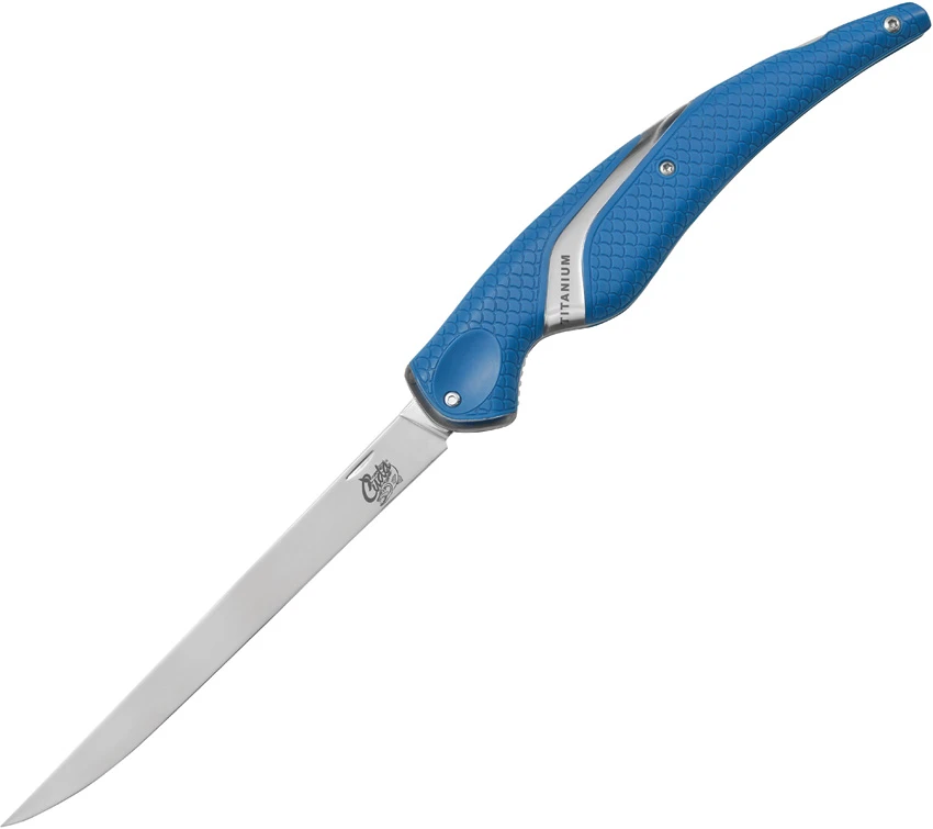 Camillus Cuda Titan Liner Lock Fillet Knife Blue (6.5 Satin), Camillus Cuda Titan Liner Lock Fillet Knife Blue (6.5 Satin) for Sale, Camillus Cuda Titan Liner Lock Fillet Knife Blue (6.5 Satin)