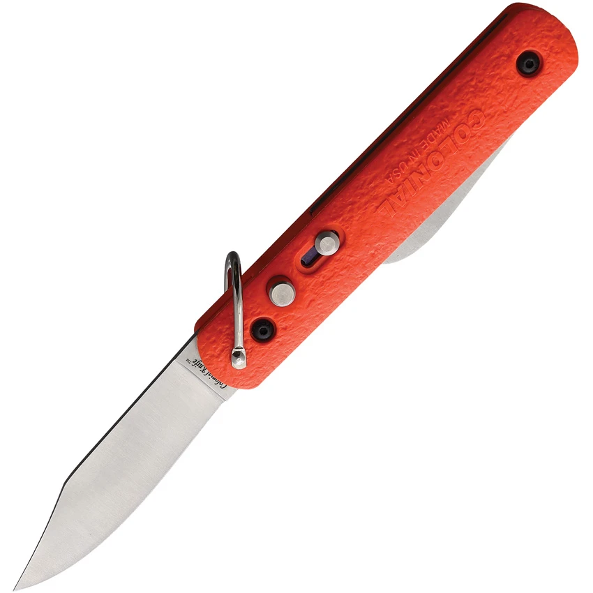 Colonial M-724 Orange Auto Rescue Knife w/Bail Loop (3" Satin), Colonial M-724 Orange Auto Rescue Knife w/Bail Loop (3" Satin) for Sale, Colonial M-724 Orange Auto Rescue Knife w/Bail Loop (3" Satin)