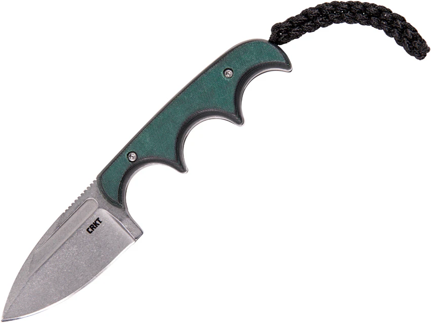 CRKT Folts Minimalist Spear Point Neck Knife Green Resin/Fiber (2.1" Stonewash), CRKT Folts Minimalist Spear Point Neck Knife Green Resin/Fiber (2.1" Stonewash) for Sale, CRKT Folts Minimalist Spear Point Neck Knife Green Resin/Fiber (2.1" Stonewash)