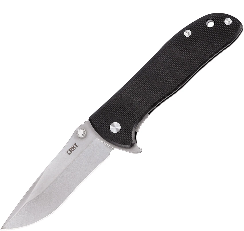 CRKT Drifter Liner Lock Knife Black G-10 (2.88" Stonewash), CRKT Drifter Liner Lock Knife Black G-10 (2.88" Stonewash) for Sale, CRKT Drifter Liner Lock Knife Black G-10 (2.88" Stonewash)