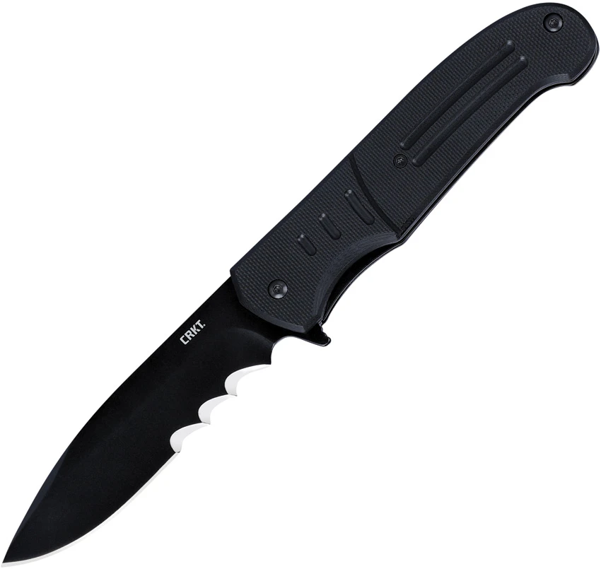CRKT Ken Steigerwalt Ignitor Spring Assisted Knife Black G10 (3.48"), CRKT Ken Steigerwalt Ignitor Spring Assisted Knife Black G10 (3.48") for Sale, CRKT Ken Steigerwalt Ignitor Spring Assisted Knife Black G10 (3.48")