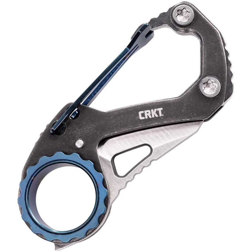 CRKT Mike Bond Compano Sheepsfoot Slip Joint Knife Carabiner (1.44" Satin), CRKT Mike Bond Compano Sheepsfoot Slip Joint Knife Carabiner (1.44" Satin) for Sale, CRKT Mike Bond Compano Sheepsfoot Slip Joint Knife Carabiner (1.44" Satin)