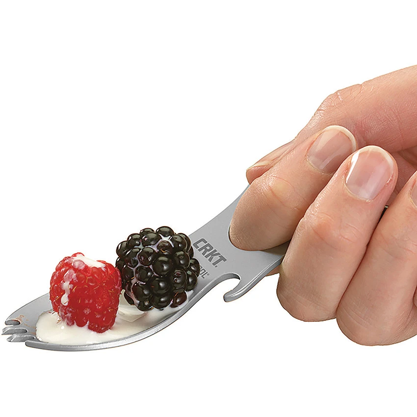 CRKT Eat'N Tool Titanium (Silver) 9100TI, CRKT Eat'N Tool Titanium (Silver) 9100TI for Sale, CRKT Eat'N Tool Titanium (Silver) 9100TI