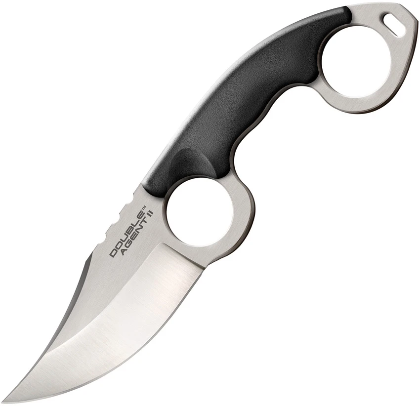 Cold Steel Double Agent II Neck Knife (3" Satin) 39FN, Cold Steel Double Agent II Neck Knife (3" Satin) 39FN for Sale, Cold Steel Double Agent II Neck Knife (3" Satin) 39FN