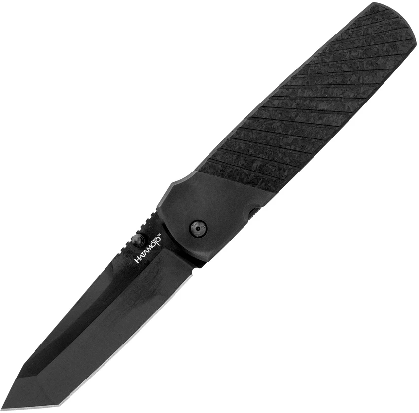 Cold Steel 60 Series Hatamoto Liner Lock Knife Black Carbon Fiber (4" PVD), Cold Steel 60 Series Hatamoto Liner Lock Knife Black Carbon Fiber (4" PVD) for Sale, Cold Steel 60 Series Hatamoto Liner Lock Knife Black Carbon Fiber (4" PVD)