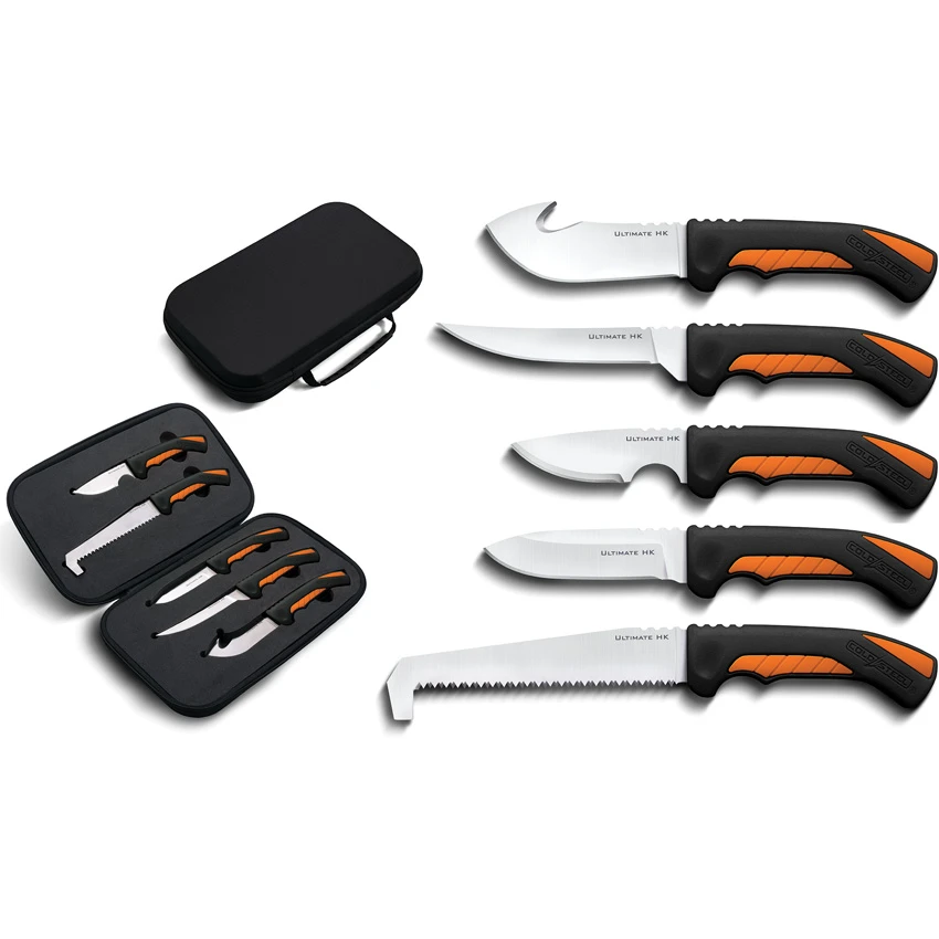 Cold Steel Fixed Blade Hunting Kit / 5-Piece Knife Set Black/Orange (CSFXFLDKIT), Cold Steel Fixed Blade Hunting Kit / 5-Piece Knife Set Black/Orange (CSFXFLDKIT) for Sale, Cold Steel Fixed Blade Hunting Kit / 5-Piece Knife Set Black/Orange (CSFXFLDKIT)