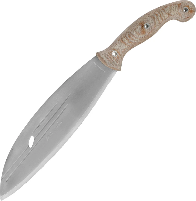 Condor Primitive Bush Mondo Knife Fixed Blade Natural Micarta (10" Satin), Condor Primitive Bush Mondo Knife Fixed Blade Natural Micarta (10" Satin) for Sale, Condor Primitive Bush Mondo Knife Fixed Blade Natural Micarta (10" Satin)
