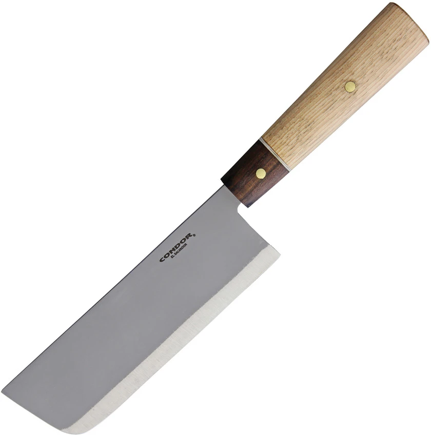 Condor Kondoru Kitchen Nakkiri Knife Walnut/Hickory (7" Bead Blast), Condor Kondoru Kitchen Nakkiri Knife Walnut/Hickory (7" Bead Blast) for Sale, Condor Kondoru Kitchen Nakkiri Knife Walnut/Hickory (7" Bead Blast)