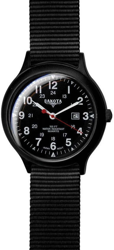 Dakota Ultra Light Field Wrist Watch (Black Oversized) 7763-2, Dakota Ultra Light Field Wrist Watch (Black Oversized) 7763-2 for Sale, Dakota Ultra Light Field Wrist Watch (Black Oversized) 7763-2