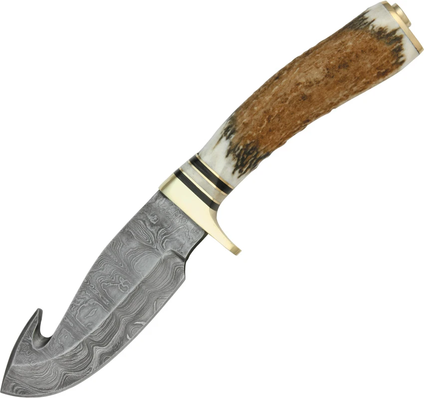 Damascus Guthook Skinner, Damascus Guthook Skinner for Sale, Damascus Guthook Skinner