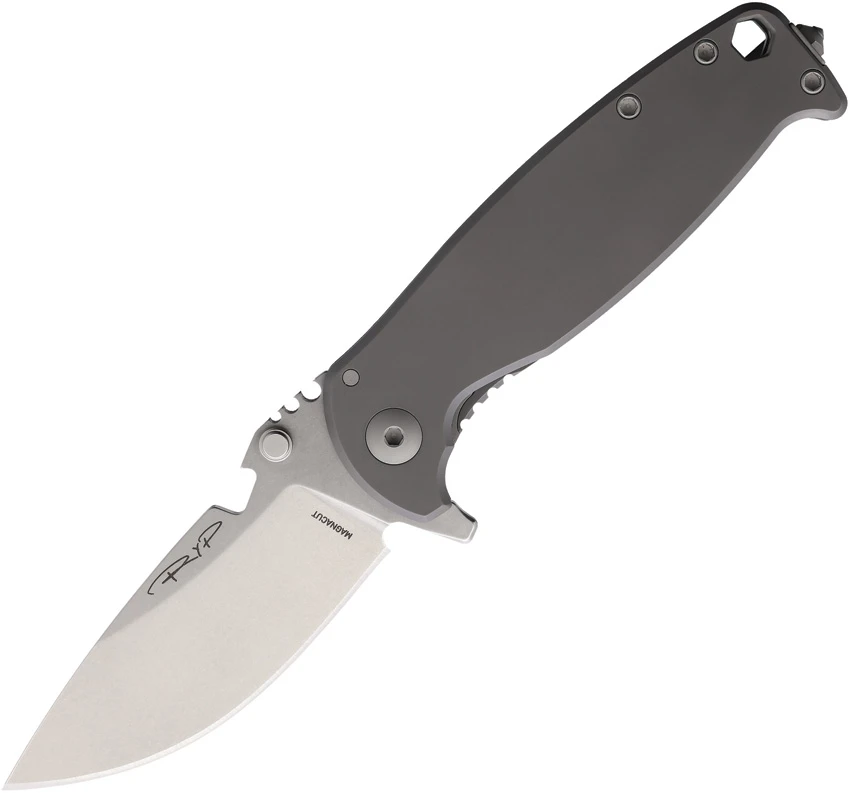 DPx Gear HEST/F 4.0 MagnaCut Frame Lock Knife Titanium (3.25" Stonewash), DPx Gear HEST/F 4.0 MagnaCut Frame Lock Knife Titanium (3.25" Stonewash) for Sale, DPx Gear HEST/F 4.0 MagnaCut Frame Lock Knife Titanium (3.25" Stonewash)