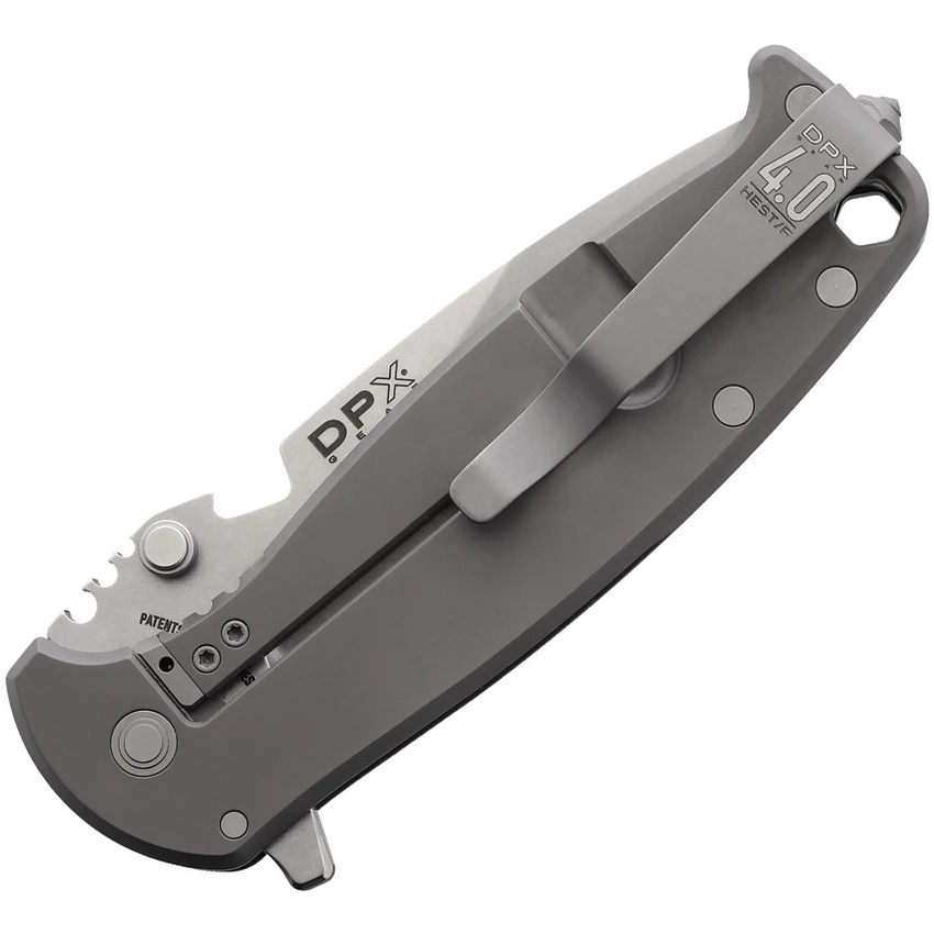 DPx Gear HEST/F 4.0 MagnaCut Frame Lock Knife Titanium (3.25" Stonewash), DPx Gear HEST/F 4.0 MagnaCut Frame Lock Knife Titanium (3.25" Stonewash) for Sale, DPx Gear HEST/F 4.0 MagnaCut Frame Lock Knife Titanium (3.25" Stonewash)