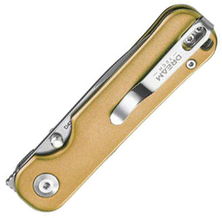 Dreamtech Buttonlock Aluminum Damascus, Dreamtech Buttonlock Aluminum Damascus for Sale, Dreamtech Buttonlock Aluminum Damascus