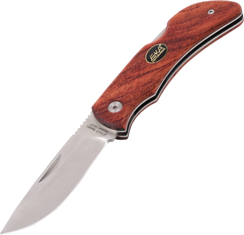 EKA Swede 8 Lock Back Knife Bubinga Wood (3.15" Satin), EKA Swede 8 Lock Back Knife Bubinga Wood (3.15" Satin) for Sale, EKA Swede 8 Lock Back Knife Bubinga Wood (3.15" Satin)