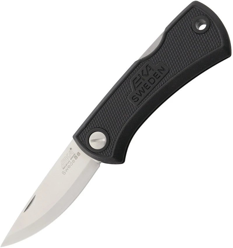EKA Swede 88 Lockback Knife Black Kraton (2.8" Satin) 618108, EKA Swede 88 Lockback Knife Black Kraton (2.8" Satin) 618108 for Sale, EKA Swede 88 Lockback Knife Black Kraton (2.8" Satin) 618108