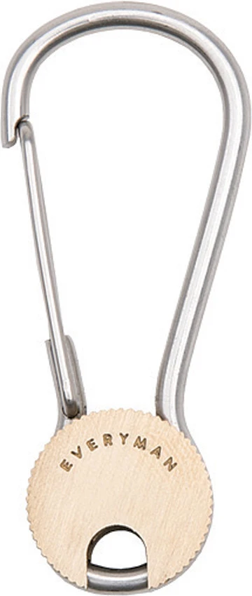 Everyman Cowan Carabiner Keychain - Brass/Stainless Steel, Everyman Cowan Carabiner Keychain - Brass/Stainless Steel for Sale, Everyman Cowan Carabiner Keychain - Brass/Stainless Steel