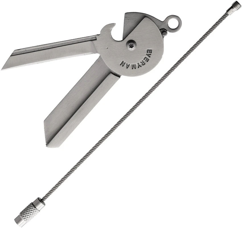 Everyman Porter Key Knife 2.0 Stainless Steel (1.5" Satin), Everyman Porter Key Knife 2.0 Stainless Steel (1.5" Satin) for Sale, Everyman Porter Key Knife 2.0 Stainless Steel (1.5" Satin)
