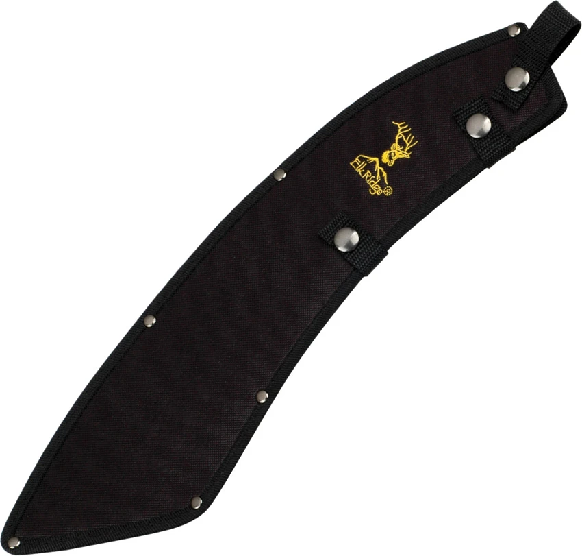 Elk Ridge Curve Machete Fixed Blade Knife Black Rubberized (15.25" Black) ER-280, Elk Ridge Curve Machete Fixed Blade Knife Black Rubberized (15.25" Black) ER-280 for Sale, Elk Ridge Curve Machete Fixed Blade Knife Black Rubberized (15.25" Black) ER-280