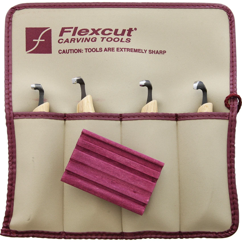 Flexcut Right-Handed Four Piece Scorp, Flexcut Right-Handed Four Piece Scorp for Sale, Flexcut Right-Handed Four Piece Scorp