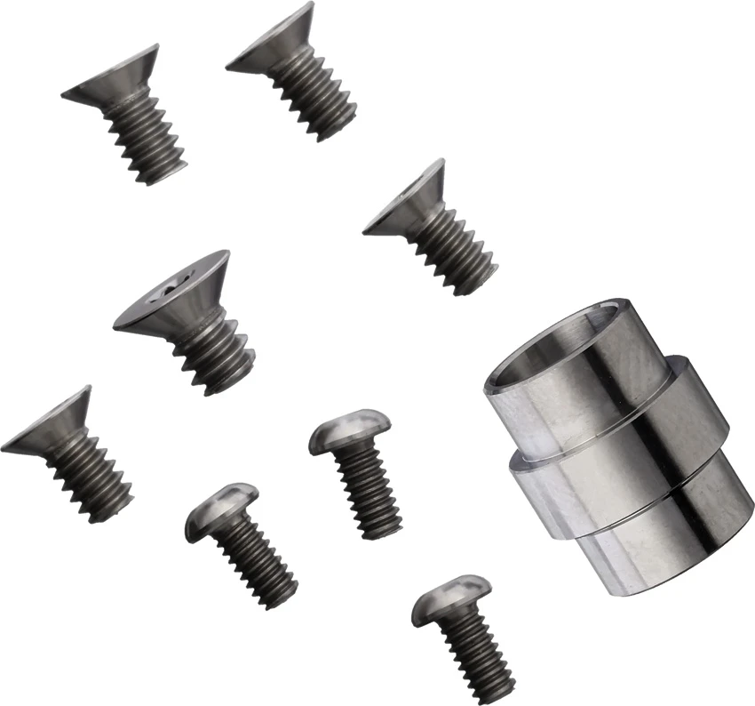 Flytanium Titanium Hardware Kit for Spyderco Manix 2 - Satin, Flytanium Titanium Hardware Kit for Spyderco Manix 2 - Satin for Sale, Flytanium Titanium Hardware Kit for Spyderco Manix 2 - Satin