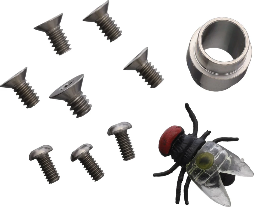 Flytanium Titanium Hardware Kit for Spyderco Manix 2 - Satin, Flytanium Titanium Hardware Kit for Spyderco Manix 2 - Satin for Sale, Flytanium Titanium Hardware Kit for Spyderco Manix 2 - Satin