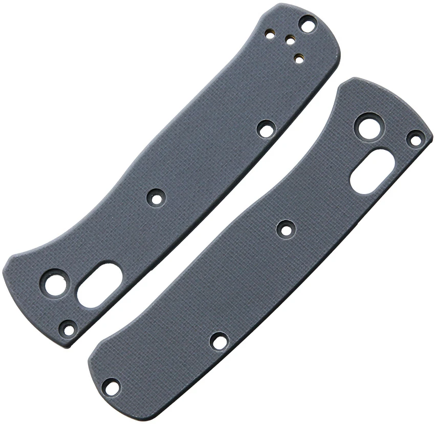 Flytanium Classic G-10 Scales for Benchmade Mini Bugout Knife - Gray, Flytanium Classic G-10 Scales for Benchmade Mini Bugout Knife - Gray for Sale, Flytanium Classic G-10 Scales for Benchmade Mini Bugout Knife - Gray