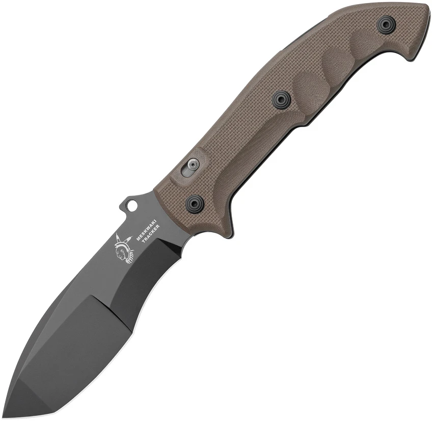Fox Knives Tracker "Meskwaki" Folding Knife Brown G-10 (5.5" Black) FX-501, Fox Knives Tracker "Meskwaki" Folding Knife Brown G-10 (5.5" Black) FX-501 for Sale, Fox Knives Tracker "Meskwaki" Folding Knife Brown G-10 (5.5" Black) FX-501