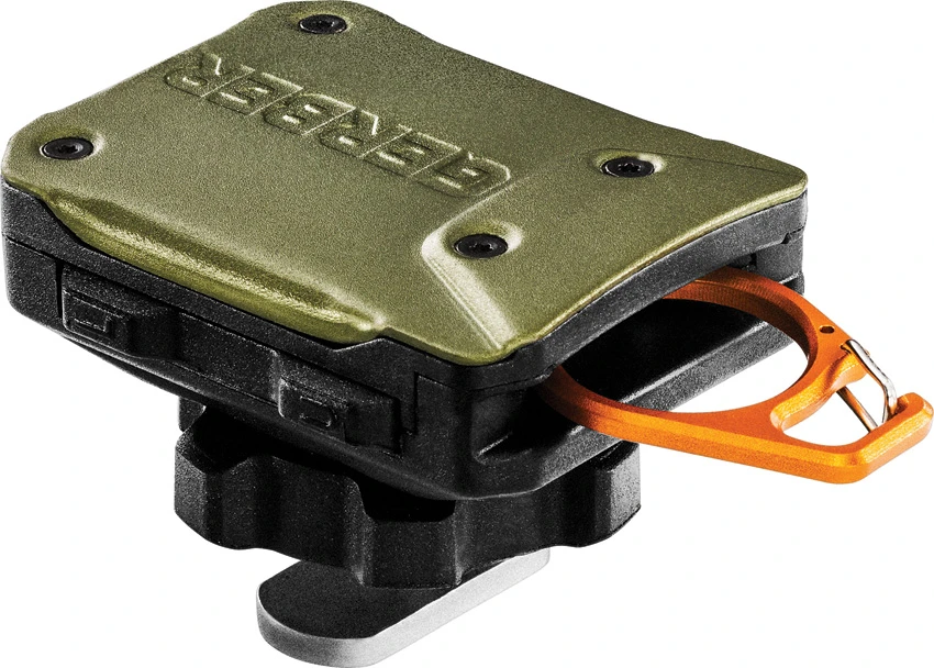 Gerber Defender Large Rail Mount Fishing Tether Green/Orange 31-003555, Gerber Defender Large Rail Mount Fishing Tether Green/Orange 31-003555 for Sale, Gerber Defender Large Rail Mount Fishing Tether Green/Orange 31-003555
