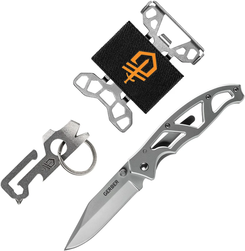 Gerber Paraframe Knife + Mullet + Barbill Wallet Combo Pack 31-004020, Gerber Paraframe Knife + Mullet + Barbill Wallet Combo Pack 31-004020 for Sale, Gerber Paraframe Knife + Mullet + Barbill Wallet Combo Pack 31-004020