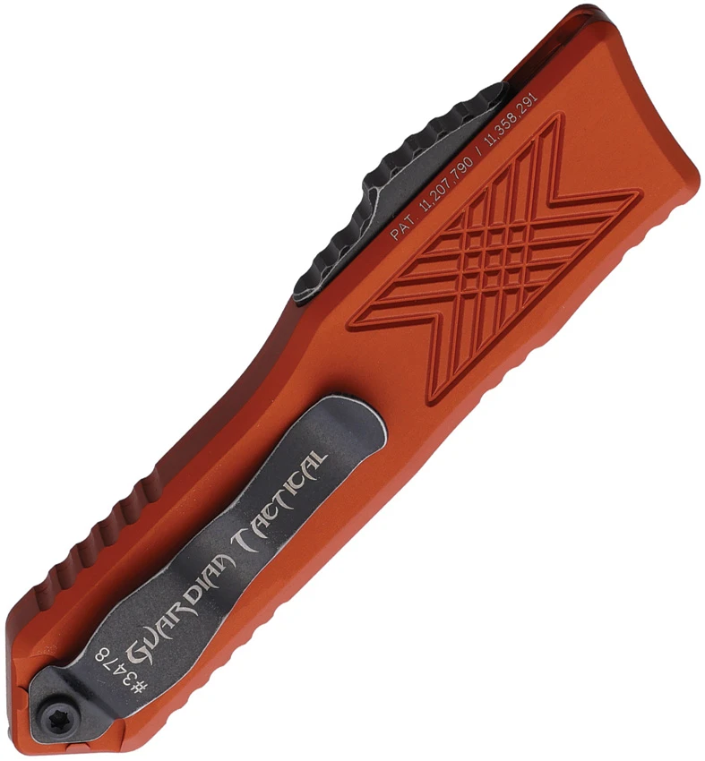 Guardian Tactical GTX-025 OTF Auto Knife Burnt Orange Aluminum (2.5" Dark SW), Guardian Tactical GTX-025 OTF Auto Knife Burnt Orange Aluminum (2.5" Dark SW) for Sale, Guardian Tactical GTX-025 OTF Auto Knife Burnt Orange Aluminum (2.5" Dark SW)