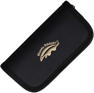 Honey Badger Knives Zipper Pouch Black, Honey Badger Knives Zipper Pouch Black for Sale, Honey Badger Knives Zipper Pouch Black
