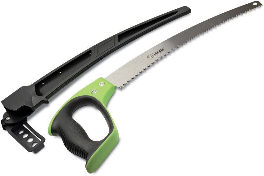 HME Hand Saw w/Scabbarb Green (12" Carbon Steel), HME Hand Saw w/Scabbarb Green (12" Carbon Steel) for Sale, HME Hand Saw w/Scabbarb Green (12" Carbon Steel)